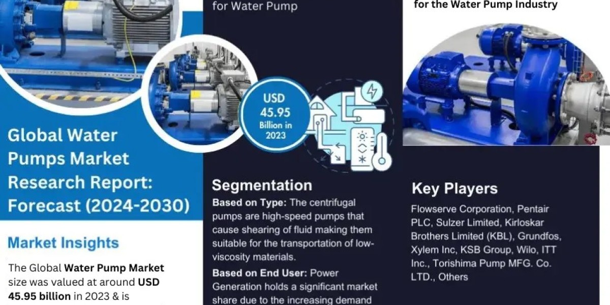 Rising Demand:  Water Pumps Market Predicted to Expand at 4.72% CAGR by 2030