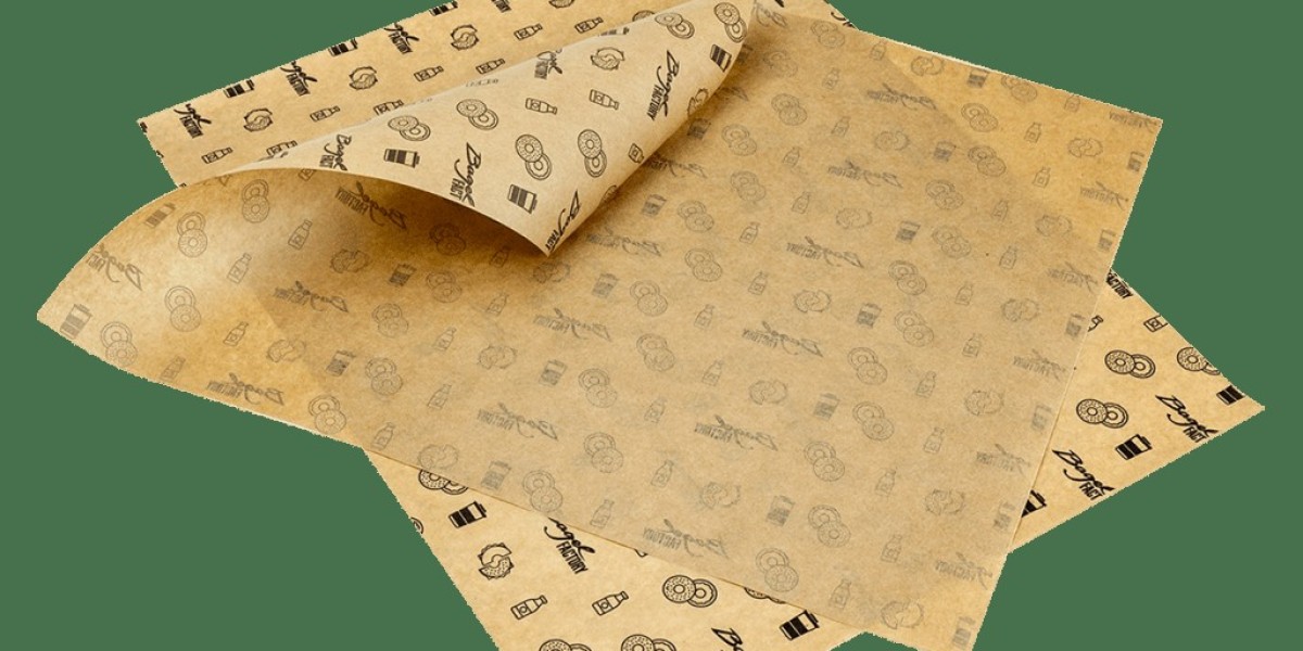 Custom Printed Greaseproof Paper for Food Wrapping